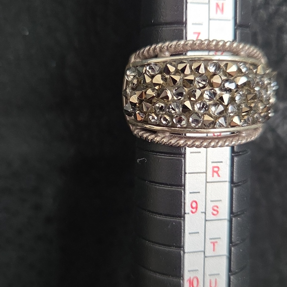 Brighton Retired Marcasite Ring Size 7.5 - Picture 8 of 8